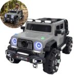 Mini Carro Elétrico Infantil 12v Cinza Com Luz Som - BW545CZ - 1