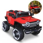 Jipe Elétrico Infantil 12v Com Controle Luz Música Vermelho - BW400VM - 1