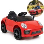 Mini Carro Elétrico Infantil 6v Com Luz Até 30kg Vermelho - BW394VM - 1