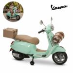 Mini Moto Elétrica Vespa 12v Licenciada Primavera Azul - BW542AZ - 1