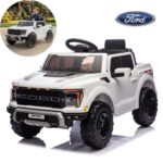 Mini Caminhonete Carro Elétrico 12v Ford F-150 Raptor Branco - BW528BR - 1