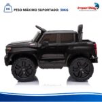 Mini Caminhonete Elétrica 12v Chevrolet Silverado Preto - BW529PT - 10