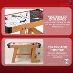 Mesa Air Game 101x51x65cm Marcador Discos Empurrador - BW489 - 10