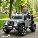 Mini Carro Elétrico Infantil 12v Cinza Com Luz Som - BW545CZ - 10