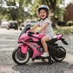 Mini Moto Elétrica Infantil 6v Esportiva Rosa Com Luz E Som - BW127RRS - 10