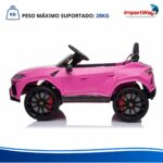 Mini Carro Elétrico Infantil 12v Lamborghini Urus Rosa - BW527RS - 10