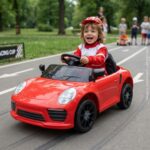 Mini Carro Elétrico Infantil 6v Com Luz Até 30kg Vermelho - BW394VM - 10