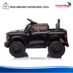 Mini Caminhonete Carro Elétrico 12v Ford F-150 Raptor Preto - BW528PT - 10