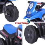 Mini Moto Elétrica Infantil 6v Triciclo Azul Com Som - BW530AZ - 11