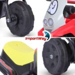 Mini Moto Elétrica Infantil 6v Triciclo Vermelho Com Som - BW530VM - 11