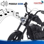 Moto Elétrica Infantil 24v Preta Suporta 100kg Com Luz E Som - BW534PT - 11