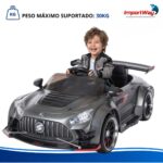 Mini Carro Elétrico Drift Infantil 24v Cinza Com Luz E Som - BW550CZ - 11