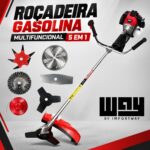 Roçadeira Gasolina Multifuncional 5 Em 1 75cc Mais Potente - IWFG017 - 11