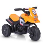 Mini Moto Elétrica Infantil 6v Triciclo Laranja Com Som - BW530LR - 2