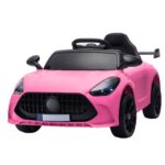 Mini Carro Elétrico Infantil 6v Com Luz Controle Remoto Rosa - BW548RS - 2