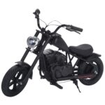 Moto Elétrica Infantil 24v Preta Suporta 100kg Com Luz E Som - BW534PT - 2
