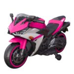 Mini Moto Elétrica Infantil 12v Importway Esportiva Rosa - BW555RS - 2