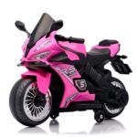 Mini Moto Elétrica Infantil 6v Esportiva Rosa Com Luz E Som - BW127RRS - 2