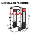 Crossover Multiestação De Musculação Academia Completa 144kg - IWF028 - 2