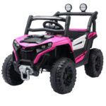 Carrinho Elétrico Utv Infantil 12v Luz Som Importway Rosa - BW535RS - 2
