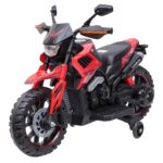 Mini Moto Elétrica Infantil 6v Esportiva Vermelha Luz E Som - BW531VM - 2
