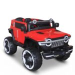 Jipe Elétrico Infantil 12v Com Controle Luz Música Vermelho - BW400VM - 2