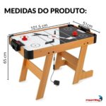 Mesa Air Game 101x51x65cm Marcador Discos Empurrador - BW489 - 3