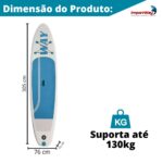 Stand Up Inflável Com Remo E Acessórios 305x76x15cm Azul - IWI015 - 3