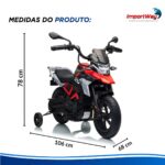 Mini Moto Elétrica Bmw Gs G310 12v Licenciada Vermelha - BW541VM - 3