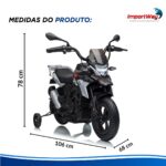 Mini Moto Elétrica Bmw Gs G310 12v Licenciada Preto - BW541PT - 3