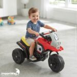 Mini Moto Elétrica Infantil 6v Triciclo Vermelho Com Som - BW530VM - 4