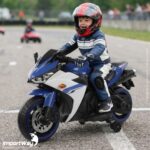 Mini Moto Elétrica Infantil 12v Importway Esportiva Azul - BW555AZ - 4