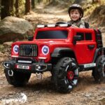 Mini Carro Elétrico Infantil 12v Vermelho Luz Som Controle - BW545VM - 4