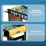 Mesa Pebolim Toto Infantil 117x61x82cm Mdf 22 Jogadores - IWJ028 - 5
