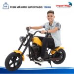Moto Elétrica Infantil 24v Laranja Suporta 100kg Luz E Som - BW534LR - 5