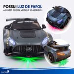 Mini Carro Elétrico Drift Infantil 24v Cinza Com Luz E Som - BW550CZ - 5