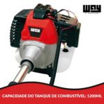 Roçadeira Gasolina Multifuncional 75cc 5x1 Enxada Rotativa - IWFG019 - 5