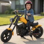 Moto Elétrica Infantil 24v Laranja Suporta 100kg Luz E Som - BW534LR - 6