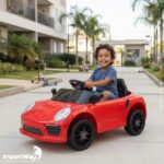 Mini Carro Elétrico Infantil 6v Com Luz Até 30kg Vermelho - BW394VM - 6