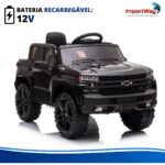 Mini Caminhonete Elétrica 12v Chevrolet Silverado Preto - BW529PT - 7