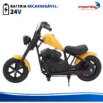 Moto Elétrica Infantil 24v Laranja Suporta 100kg Luz E Som - BW534LR - 7