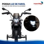 Mini Moto Elétrica Bmw Gs G310 12v Licenciada Preto - BW541PT - 7