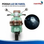 Mini Moto Elétrica Vespa 12v Licenciada Primavera Azul - BW542AZ - 7