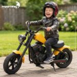Moto Elétrica Infantil 24v Laranja Suporta 100kg Luz E Som - BW534LR - 8