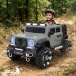 Mini Carro Elétrico Infantil 12v Cinza Com Luz Som - BW545CZ - 8