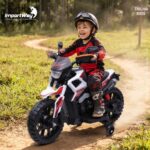 Mini Moto Elétrica Infantil 6v Esportiva Branco C/ Luz E Som - BW531BR - 8