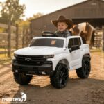 Mini Caminhonete Elétrica 12v Chevrolet Silverado Branco - BW529BR - 9