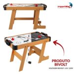 Mesa Air Game 101x51x65cm Marcador Discos Empurrador - BW489 - 9