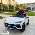 Mini Carro Elétrico Infantil 12v Lamborghini Urus Branco - BW527BR - 9