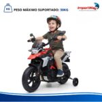 Mini Moto Elétrica Bmw Gs G310 12v Licenciada Vermelha - BW541VM - 9